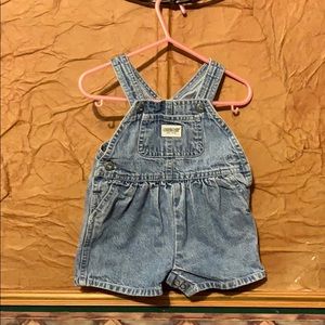 Infant girls Jean Oshkosh Overalls 3-6 m
